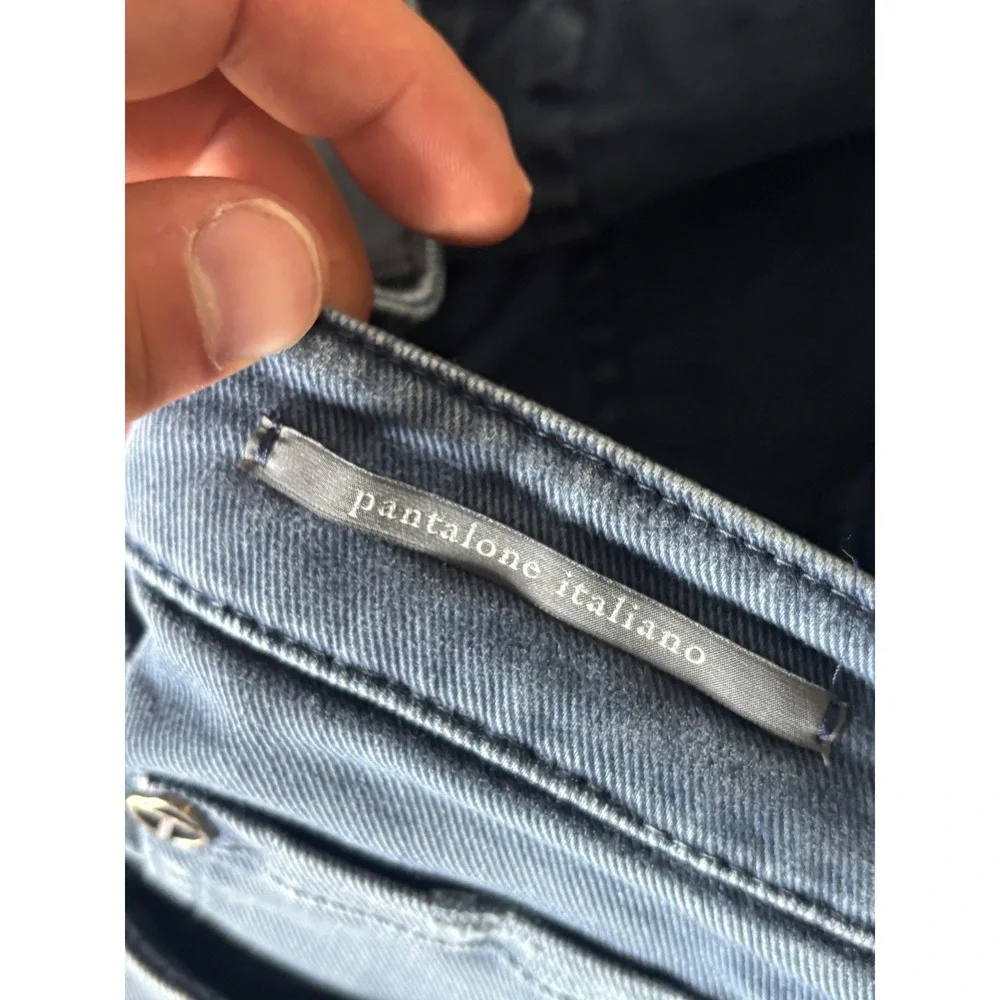 Teleria Zed Chicago 19 A Mens Blue Grey Italian Jeans Pants 34 Made in Italy